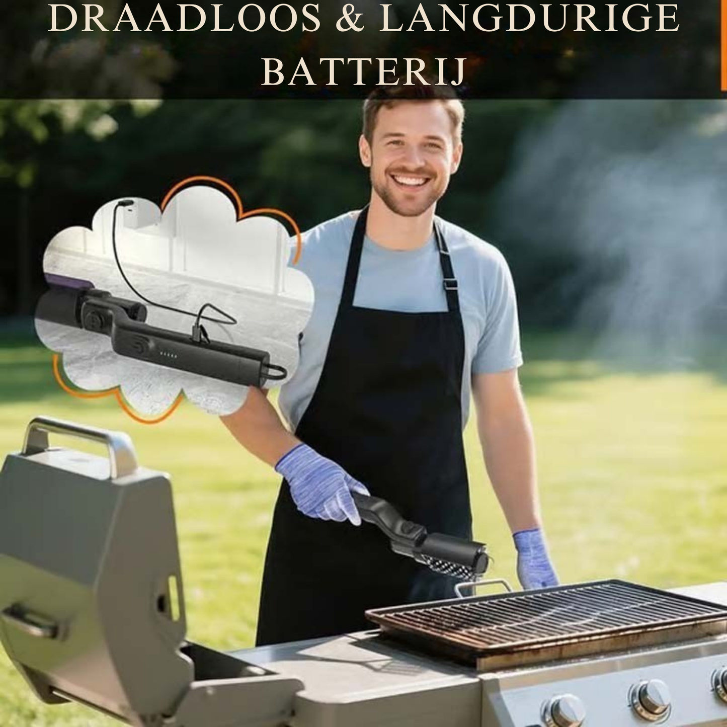 GrillPulse – Elektrische BBQ Borstel