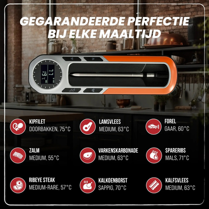 GrillMaster Pro - Draadloze BBQ Thermometer