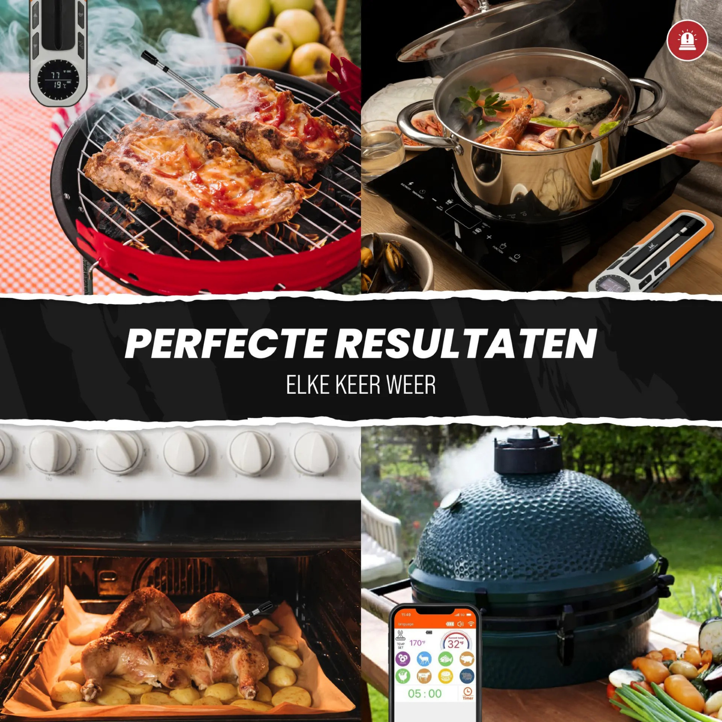 GrillMaster Pro - Draadloze BBQ Thermometer