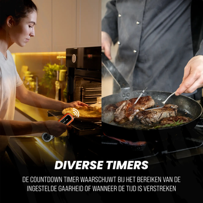 GrillMaster Pro - Draadloze BBQ Thermometer