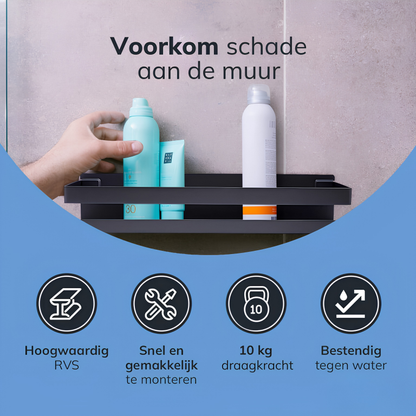NoDrill Douche plank - Binnen 30 sec bevestigd
