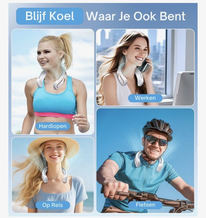 CoolBreeze Draagbare nekventilator