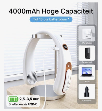 CoolBreeze Draagbare nekventilator